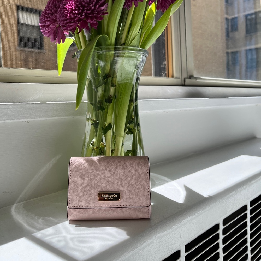 Never Used Kate Spade Cardholder (baby pink)